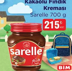 SARELLE KAKAOLU FINDIK KREMASI 700 G